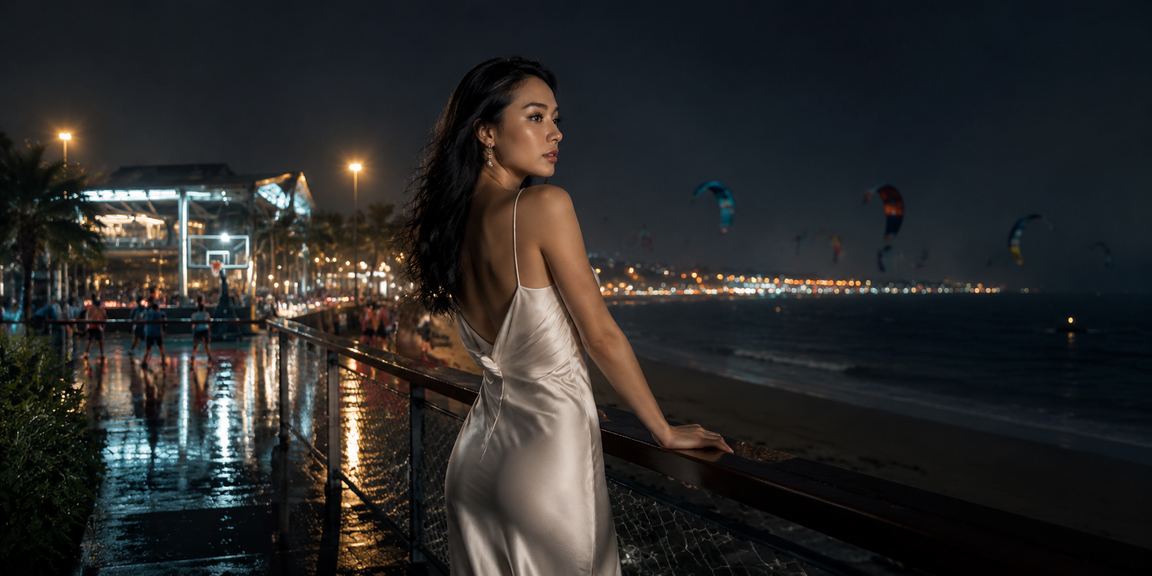 Người dùng theo dõi trận bóng rổ và đặt cược tại khu nghỉ dưỡng Mũi Né